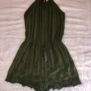 Halter Neckline Romper